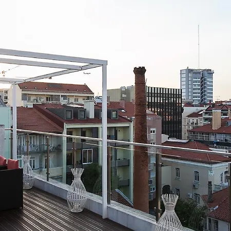 شقة Charming Penthouse With Private Terrace Lisboa